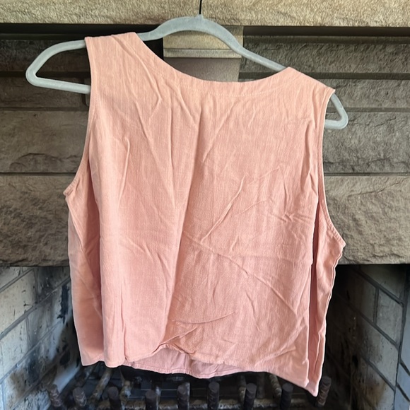 Anrabess 2 piece summer set crop top with wide leg pants linen NWT - Picture 2 of 6